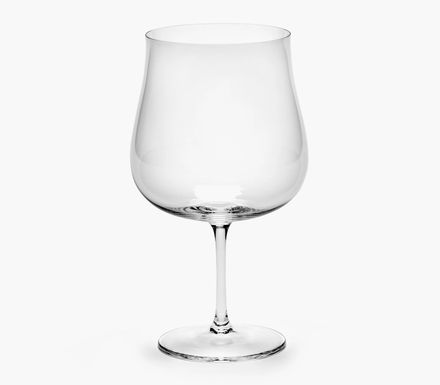 Serax Red Wine Glass Transparent Silhouette