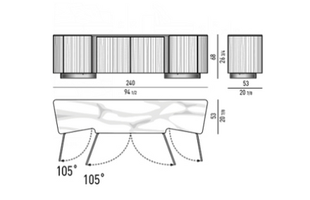 Minotti Lou "Sideboard