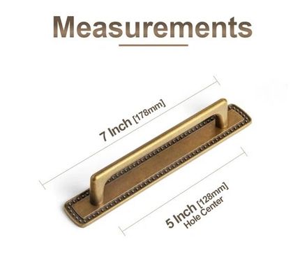 Wayfair Ornate Studded-Edge Cabinet Pull Handles