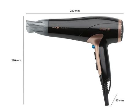 Bomann Hair Dryer 2200w Clatronic Ht 3661 Black/copper