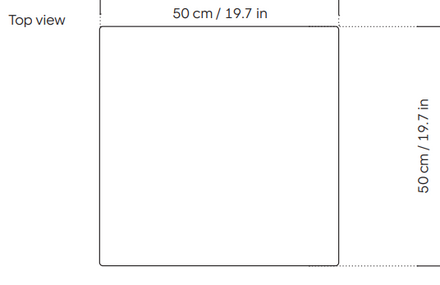 Hem Dash Cushion Medium