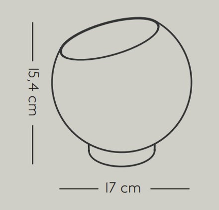 Aytm Globe Flowerpot