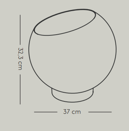 Aytm Globe Flowerpot