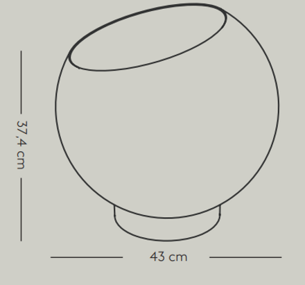 Aytm Globe Flowerpot