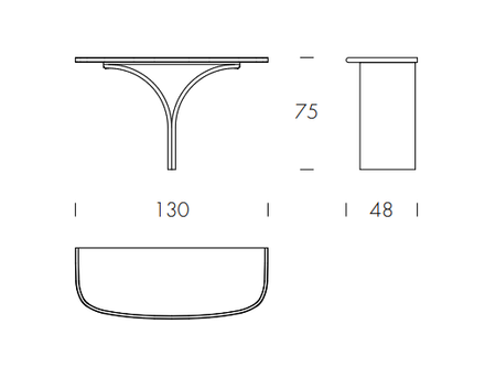 Tonin Casa Arco Console Table