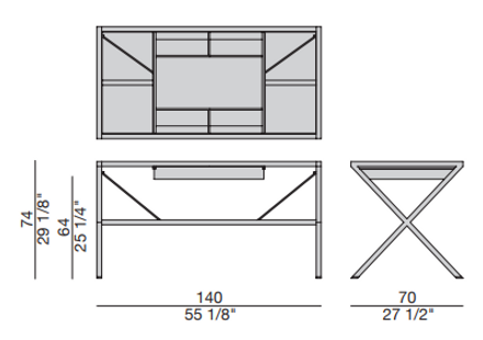 Porada Stylo Writing Desk