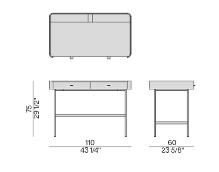 Porada Dafto Writing Desk