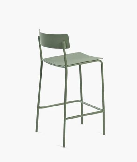 Serax Bar Stool Aluminium Eucalyptus Green August