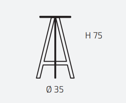 Officine Tamborrino Disc Stool