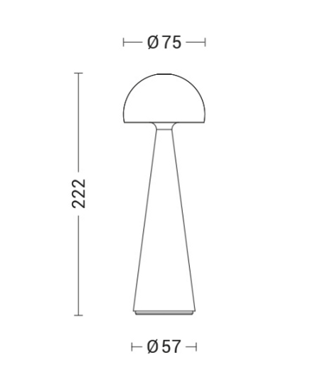 Rossinigroup Ninì – LED Portable Table Lamp