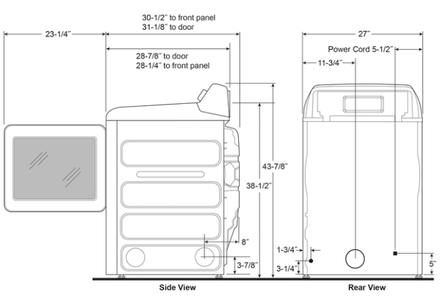 Ge Appliances GE Profile™ Energy Star® 7.3 Cu. Ft. Capacity Smart Electric Dryer With Fabric Refresh