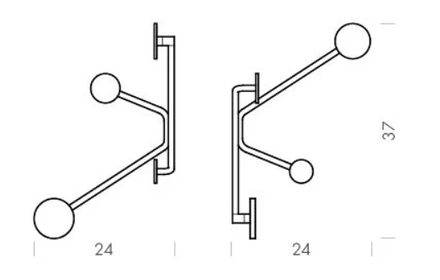 Gazzda Hook Wall Coat Rack