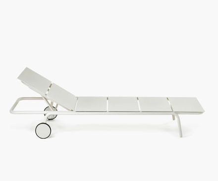 Serax Sun Lounger Aluminium Sand August