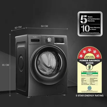 Whirlpool Xpert Care 9kg 5 Star Front-load Washing Machine