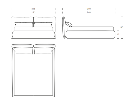 Tonin Casa Joy Bed
