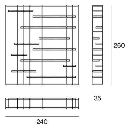 Henge Cage B Bookcase