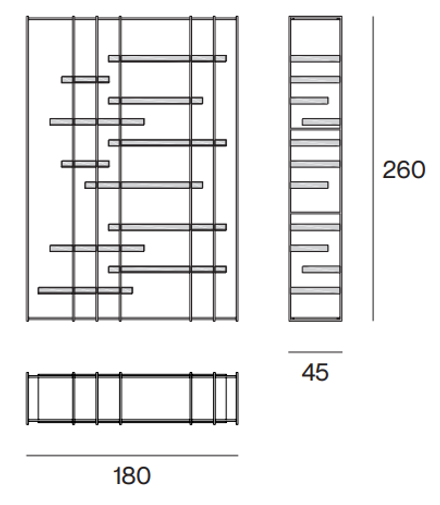 Henge Cage B Bookcase