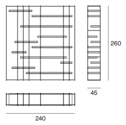 Henge Cage B Bookcase