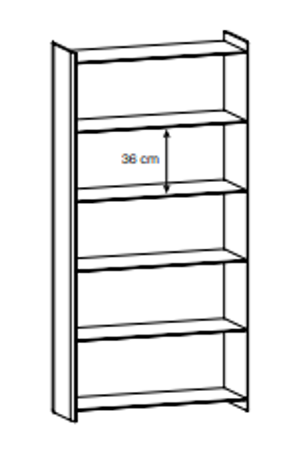 Tonelli design Quiller Bookcase