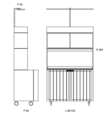 Officine Tamborrino Meme Bookcases And Containers