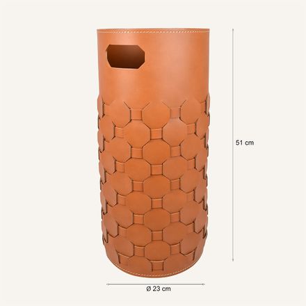 Limacdesign Elegant Woven Leather Umbrella Stand Lumia