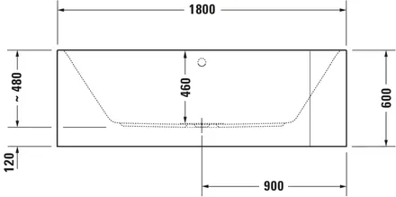 Duravit Happy D.2 Corner Bathtub