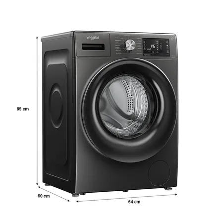 Whirlpool Xpert Care 8.5kg 5 Star Front Load Washing Machine With Ozone Air Refresh Technology & Heater (Inverter)