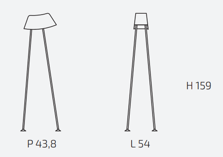 Officine Tamborrino Monsieur Floor Lamp