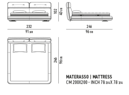 Minotti Libra Bed