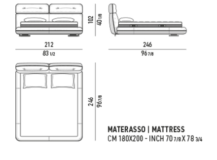Minotti Libra Bed