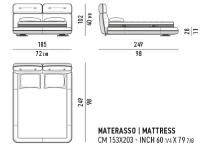 Minotti Libra Bed