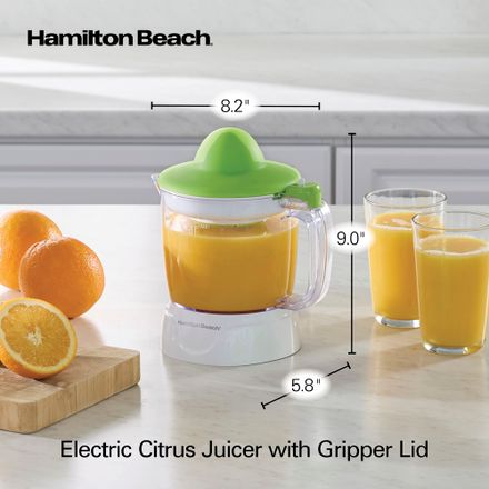 Hamilton Beach Electric Citrus Juicer with Gripper Lid