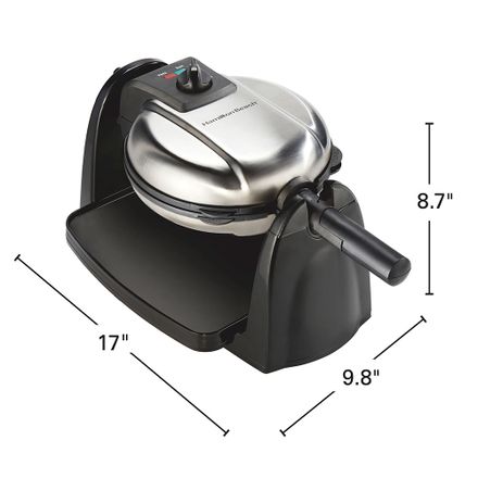 Hamiltonbeach Removable-grid Belgian Waffle Maker