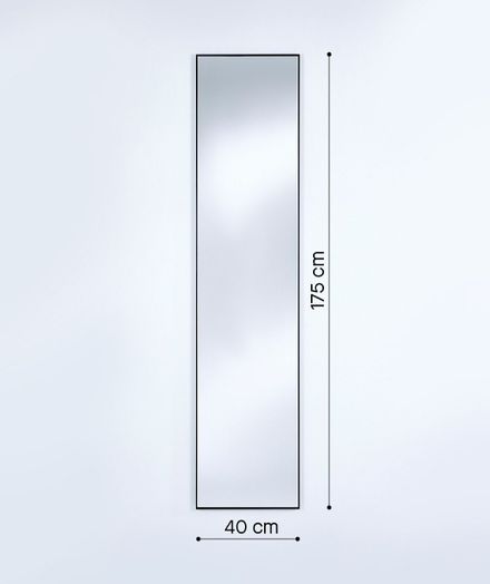 deknudtmirrors lucka black hall Mirror
