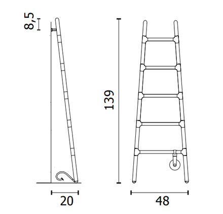Tubes Scaletta Heated Towel Rail