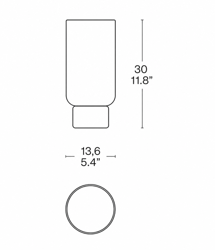 Cassina Clessidra Vase