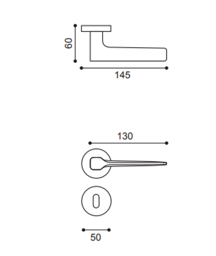 Manital Sonica Door Handle