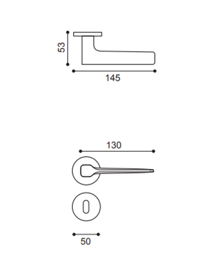 Manital Sonica Door Handle