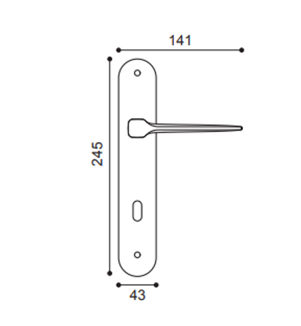 Manital Sonica Door Handle