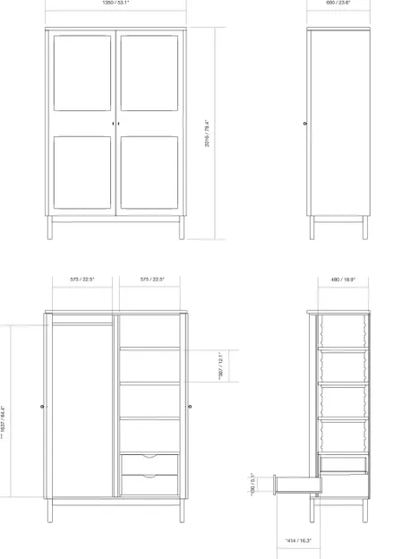Pinch Fielding Armoire Cabinetry