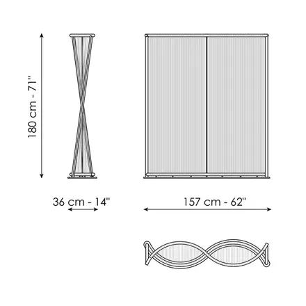Bonaldo Wave Screen Room Divider