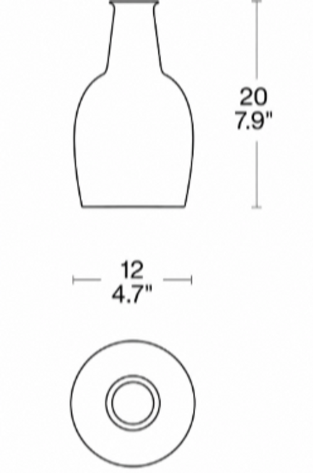 Cassina Karakter Glass Carafe