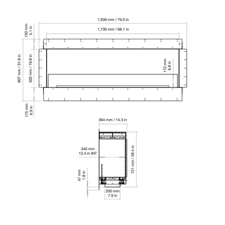 Ecosmart Flex 68ss Fireplace