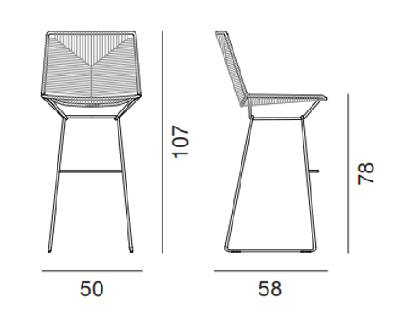 Mdf Italia Neil Twist Stool