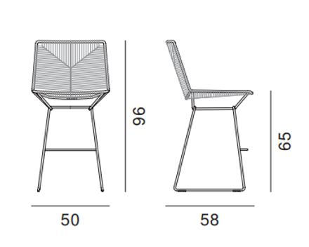 Mdf Italia Neil Twist Stool