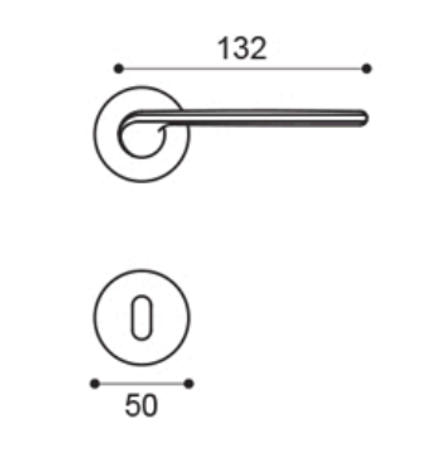 Manital Vortex Door Handle