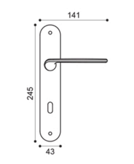 Manital Vortex Door Handle