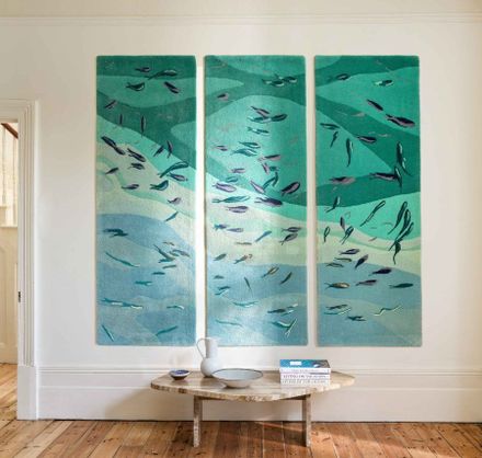 Sonya Fish in Greece Triptych Wall Hanging (3 pieces)