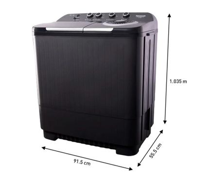 Panasonic 10 Kg Semi-automatic Top Loading Washing Machine (Na-w100b6brb)