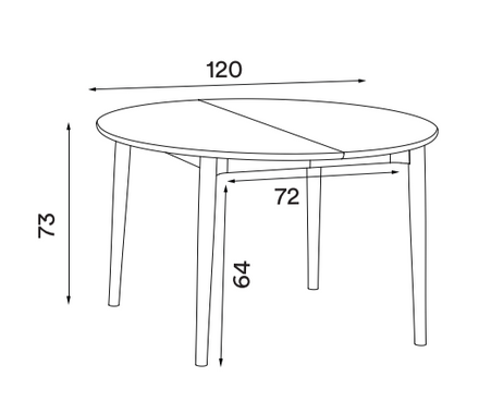Northern Expand Dining Table Circular